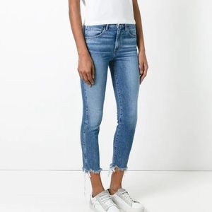 3x1 trim cropped jeans